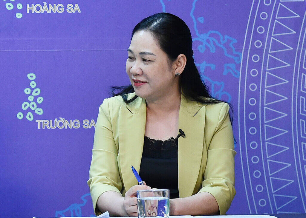 Thứ trưởng Bộ Dân tộc và Tôn giáo Nông Thị Hà. Ảnh: Dương Tuấn 