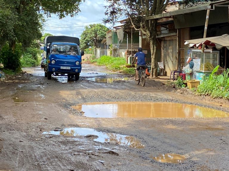 Doan dau tuyen du an nghin ti van chua duoc giai phong mat bang. Anh: Thanh Quynh