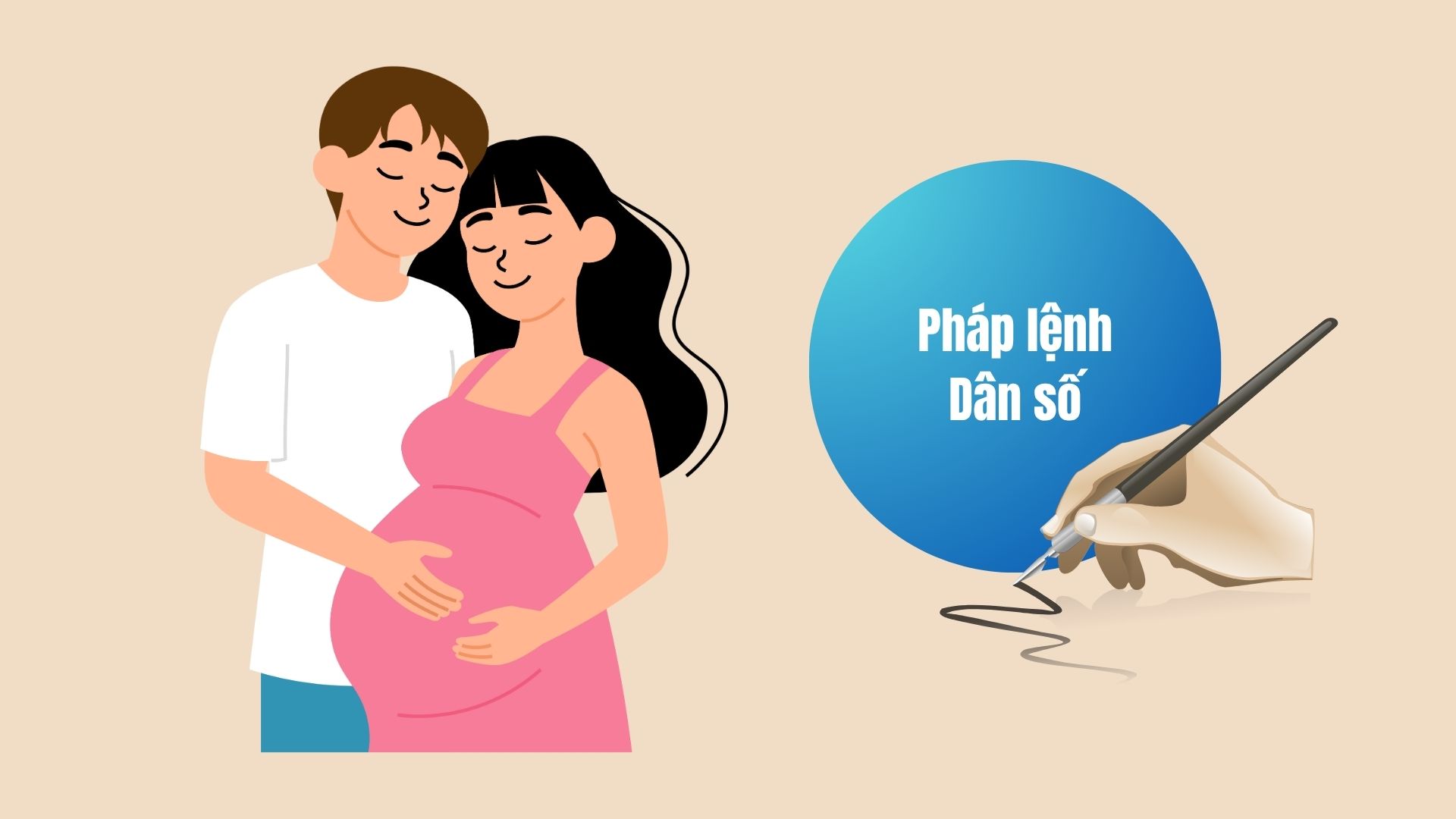 The couple is allowed to decide on their own children according to the new Population Ordinance. Graphics: Linh Dan