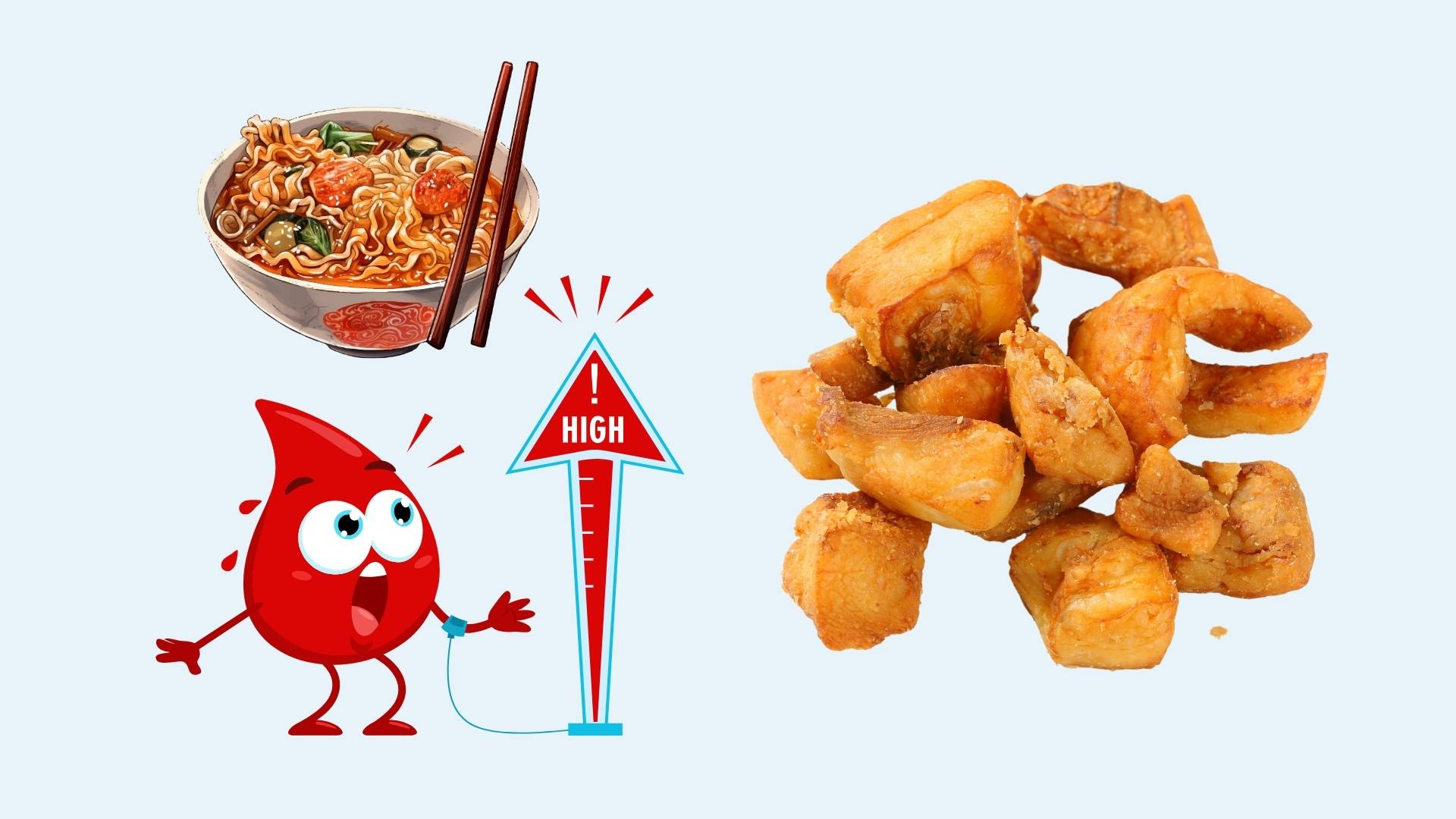 Adding fat to dishes that are good for your mouth but easily increase blood sugar. Graphics: Linh Dan