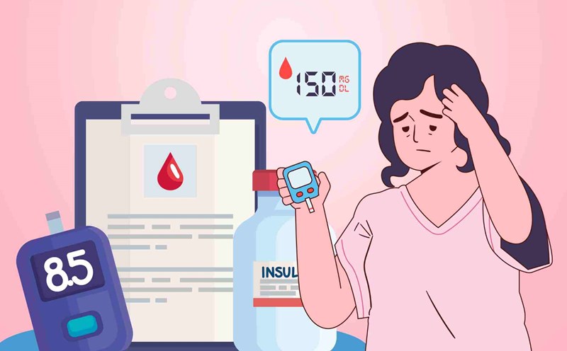 Early recognition of signs of prediabetes in young people for effective disease prevention. Graphics: Dinh Dinh