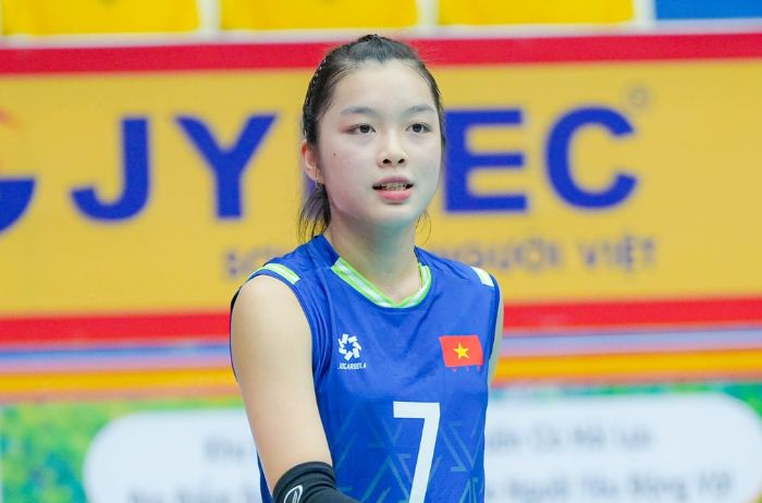 Libero Ha Kieu Vy es un hermoso candidato para la Copa VTV 2025. Foto: Vietnamita Volleyball