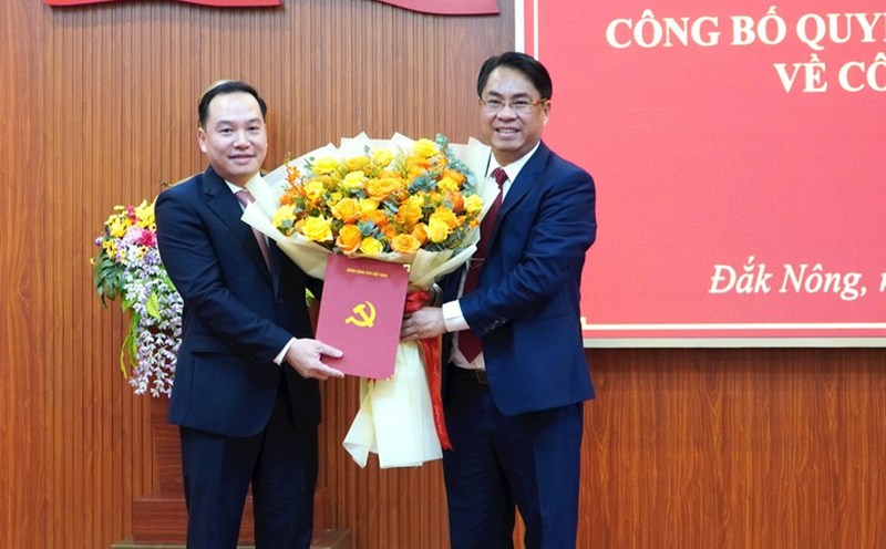 Dak Nong Provincial Party Committee Deputy Secretary Ho Xuan Truong was transferred to hold a position at the same level in Khanh Hoa. Photo: Nguyen Quoc Khanh