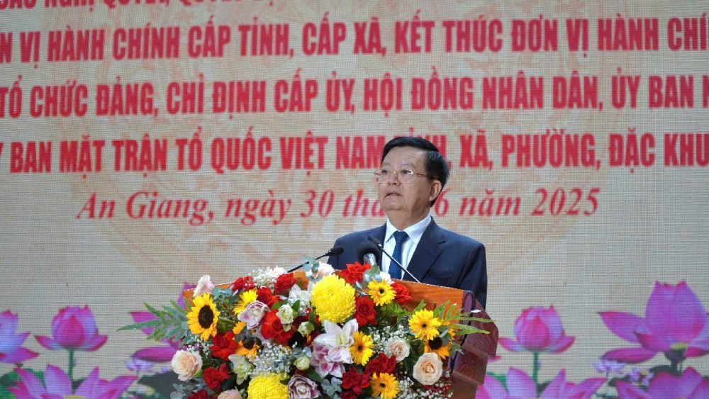 Pho Thu tuong Chinh phu Mai Van Chinh phat bieu chi dao. Anh: Nguyen Anh