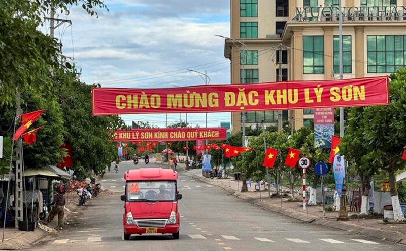 Ly Son Special Zone is expected to become a tourist paradise. Photo: Vien Nguyen