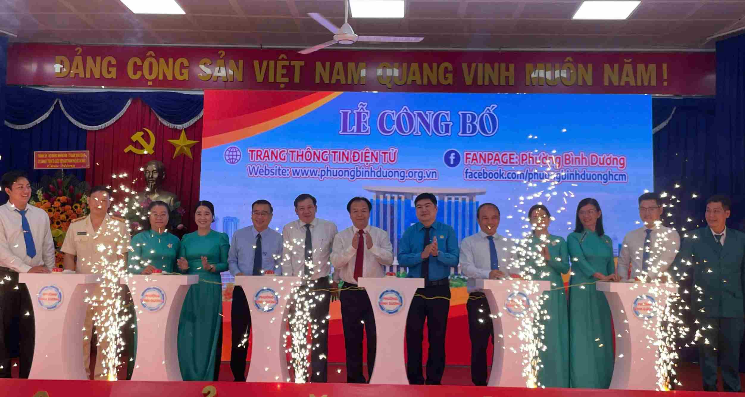 Phuong Binh Duong ra mat trang thong tin dien tien tu. Anh: Dinh Trong