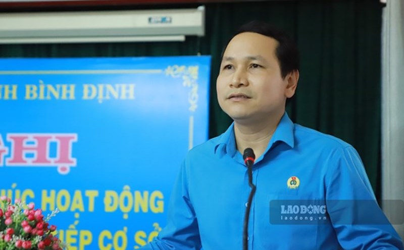 Chairman of the Binh Dinh Provincial Federation of Labor Ha Duy Trung was appointed by the Vietnam General Confederation of Labor as Chairman of the Gia Lai Provincial Federation of Labor (new) from July 1, 2025. Photo: Hoai Phuong