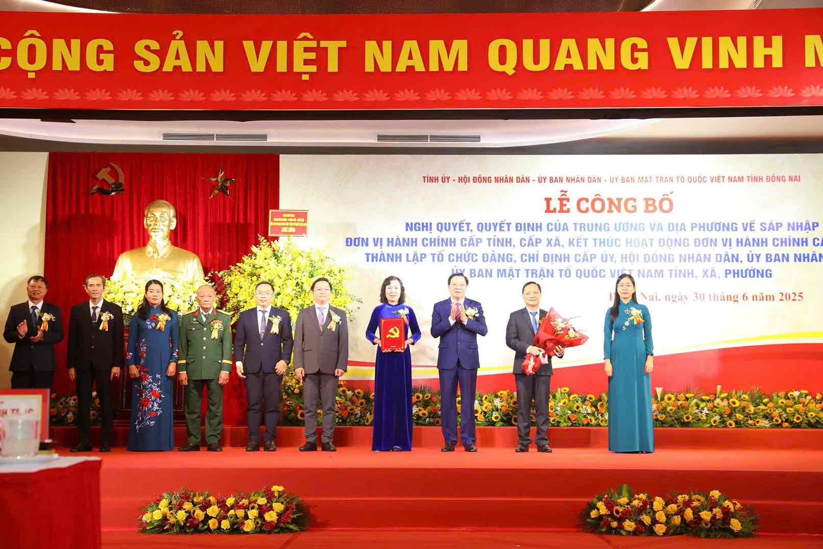Ban thuong truc Uy ban MTTQVN tinh Dong Nai nhiem ky 2024-2029. Anh: HAC