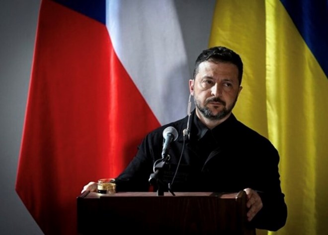 Tong thong Ukraina Volodymyr Zelensky. Anh: AFP