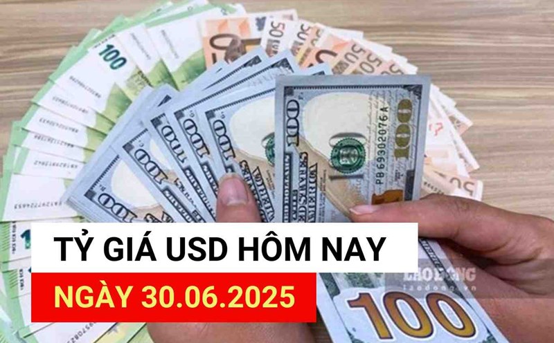 USD exchange rate today, June 30, 2025.
