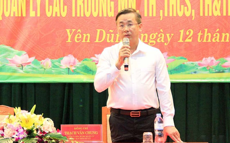 Comrade Thach Van Chung - Chairman of the Bac Ninh Provincial Labor Federation (new). Photo: Bac Giang Portal
