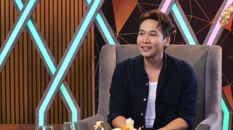 Singer Tran Vu at the program "Chuyen mat sao". Photo: Jet Producer