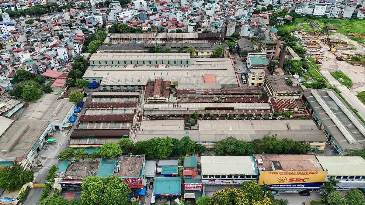 Trong do, khu dat 223 va 223B rong hon 44.727m2, khu 235 Nguyen Trai rong khoang 65.300 m2. Anh: Song Huu