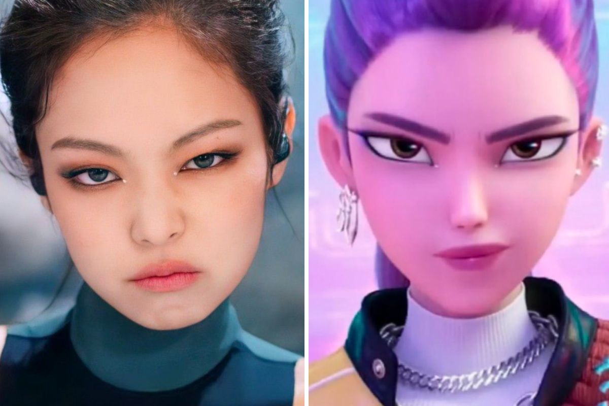 「K-POP悪魔狩り」のアイドルキャラクターは、ジェニー(Blackpink)と比較されています。写真:YG、Netflix