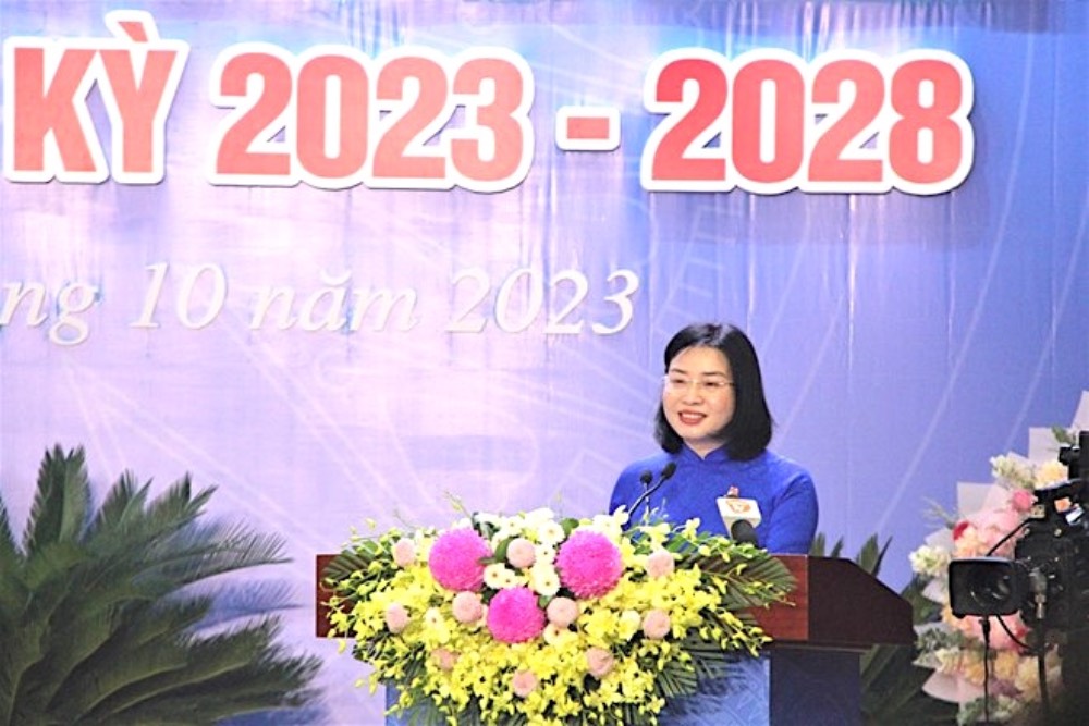 Comrade Phan Thi Thuy Linh is the President of the Da Nang City Labor Federation from July 1, 2025. Photo: Tuong Minh