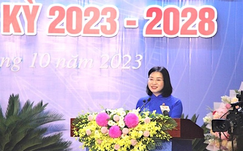 Comrade Phan Thi Thuy Linh is the President of the Da Nang City Labor Federation from July 1, 2025. Photo: Tuong Minh