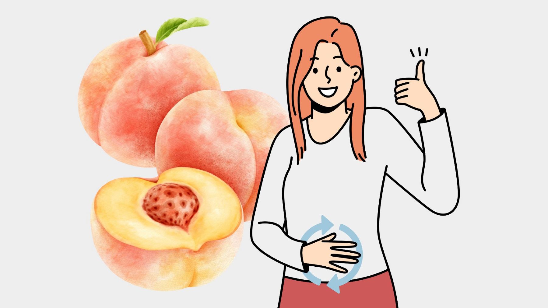 Eating peaches has health benefits. Graphics: Thanh Thanh
