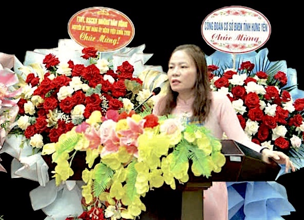 Comrade Do Thi Huong is the President of the Hung Yen Provincial Federation of Labor from July 1, 2025. Photo: Do Huong