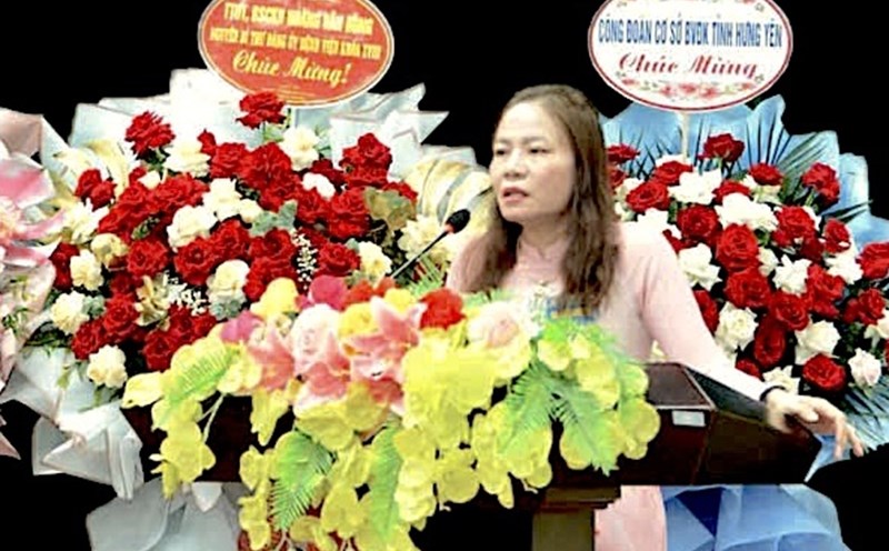 Comrade Do Thi Huong is the President of the Hung Yen Provincial Federation of Labor from July 1, 2025. Photo: Do Huong