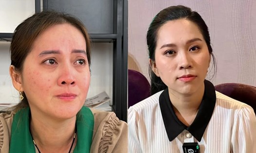 Hong Phuong and Hong Loan - Vu Linh's adopted daughter. Photo: Dong Hoang.