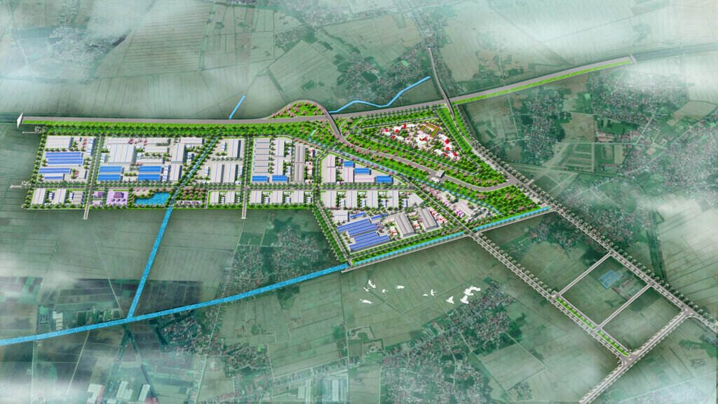 Overview of Binh Giang Industrial Park (Hai Duong). Photo: Vietnam Industrial Park