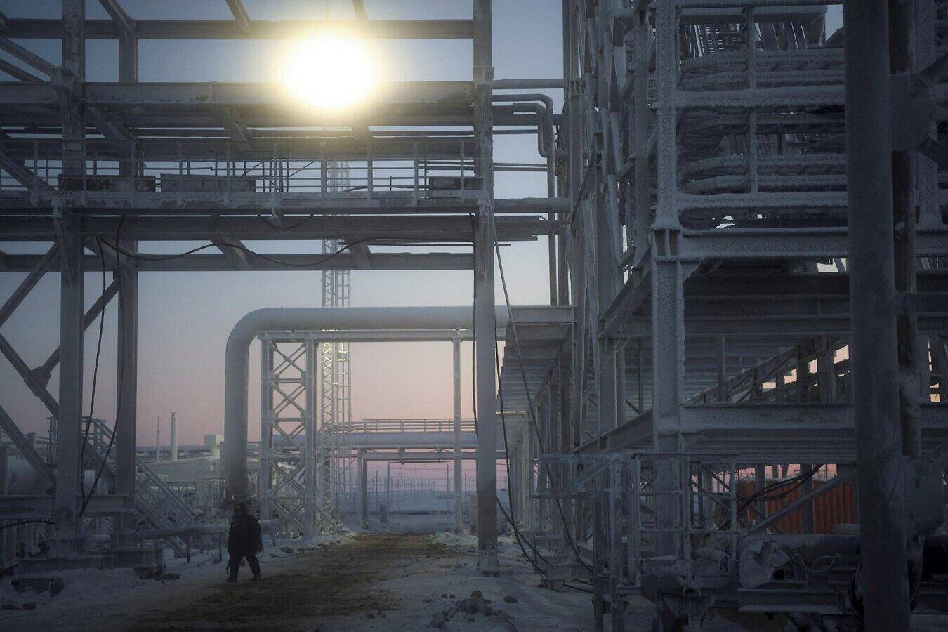 Russia is showing signs of preparing to issue LNG from the Arctic LNG 2 project. Photo: AFP