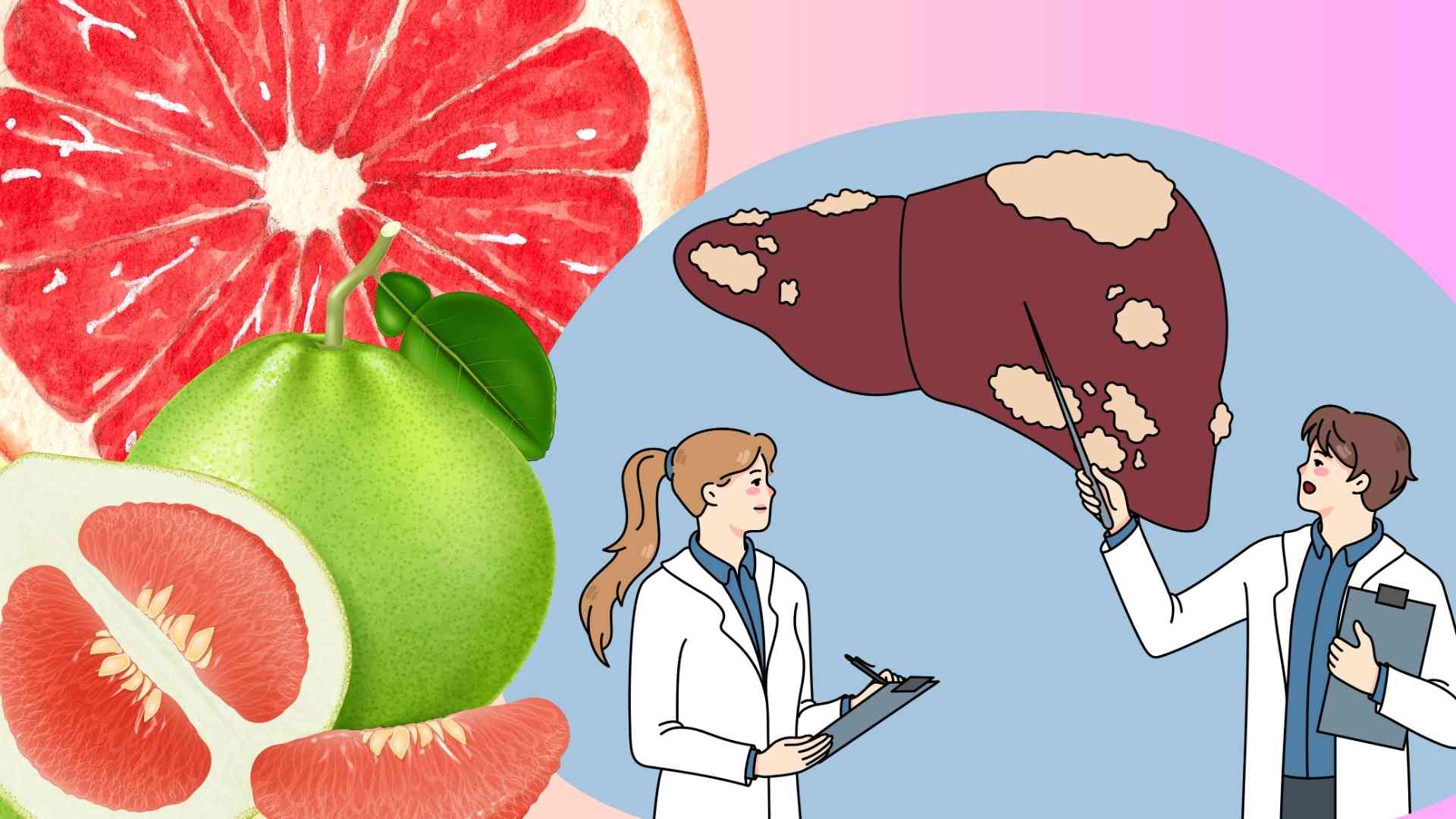 Eating grapefruit at the right time can support digestion and contribute to protecting liver cells and detoxifying effectively. Photo: Huyen Trang