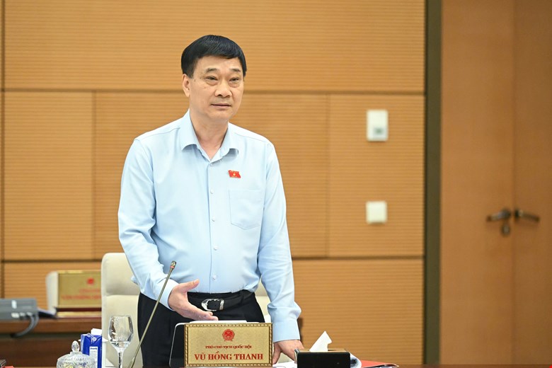 Vice Chairman of the National Assembly Vu Hong Thanh proposed not to impose special consumption tax on air conditioners. Photo: Quochoi.vn