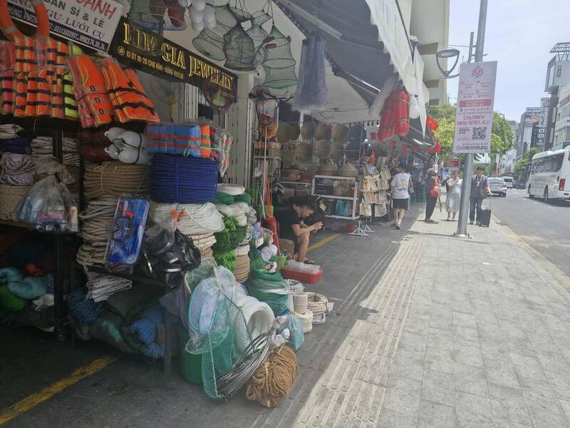 Mot goc khu cho Han (quan Hai Chau, TP Da Nang). Anh: Thu Giang