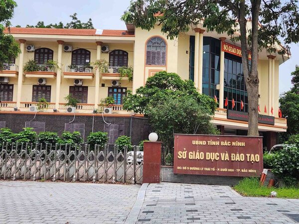 Bac Ninh Department of Education and Training. Photo: Van Truong