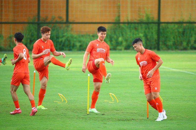 Tuyen Viet Nam quyet tam gianh chien truoc truoc Malaysia. Anh: Minh Dan