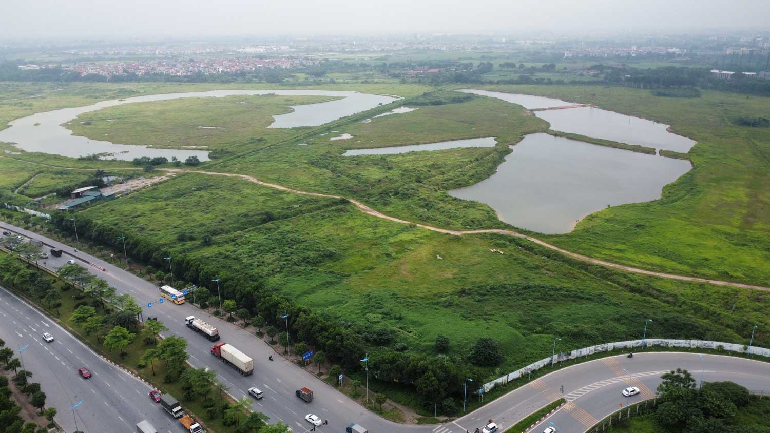 Kim Quy Park project (Dong Anh district, Hanoi), May 2024. Photo: Huu Chanh