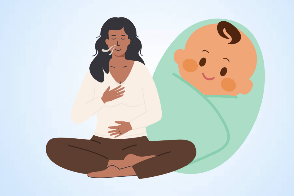 Benefits of exercise after cesarean section. Graphics: Thien Nhan