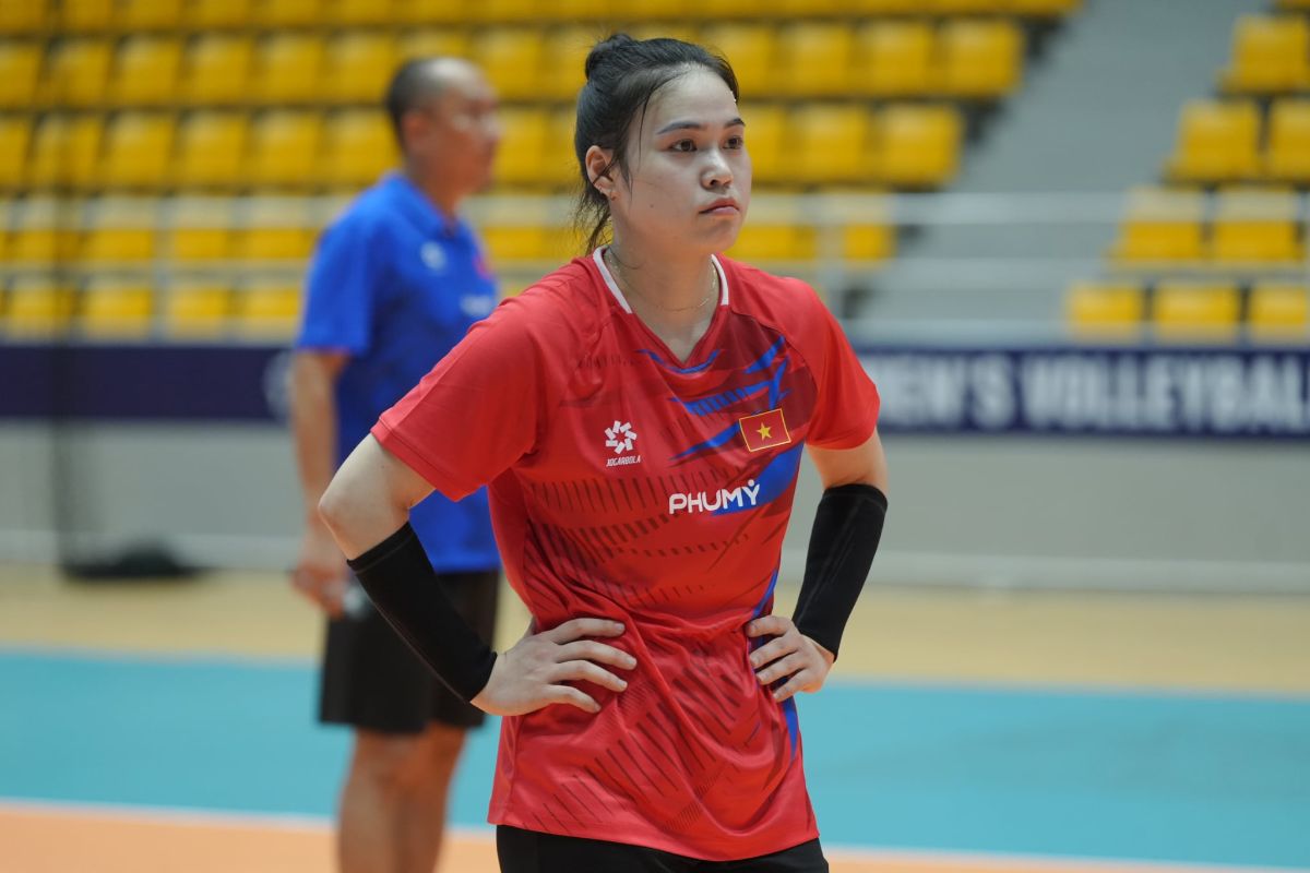 Libero Luu Thi ly Ly del equipo de voleibol femenino vietnamita. Foto: voleibol vietnamita