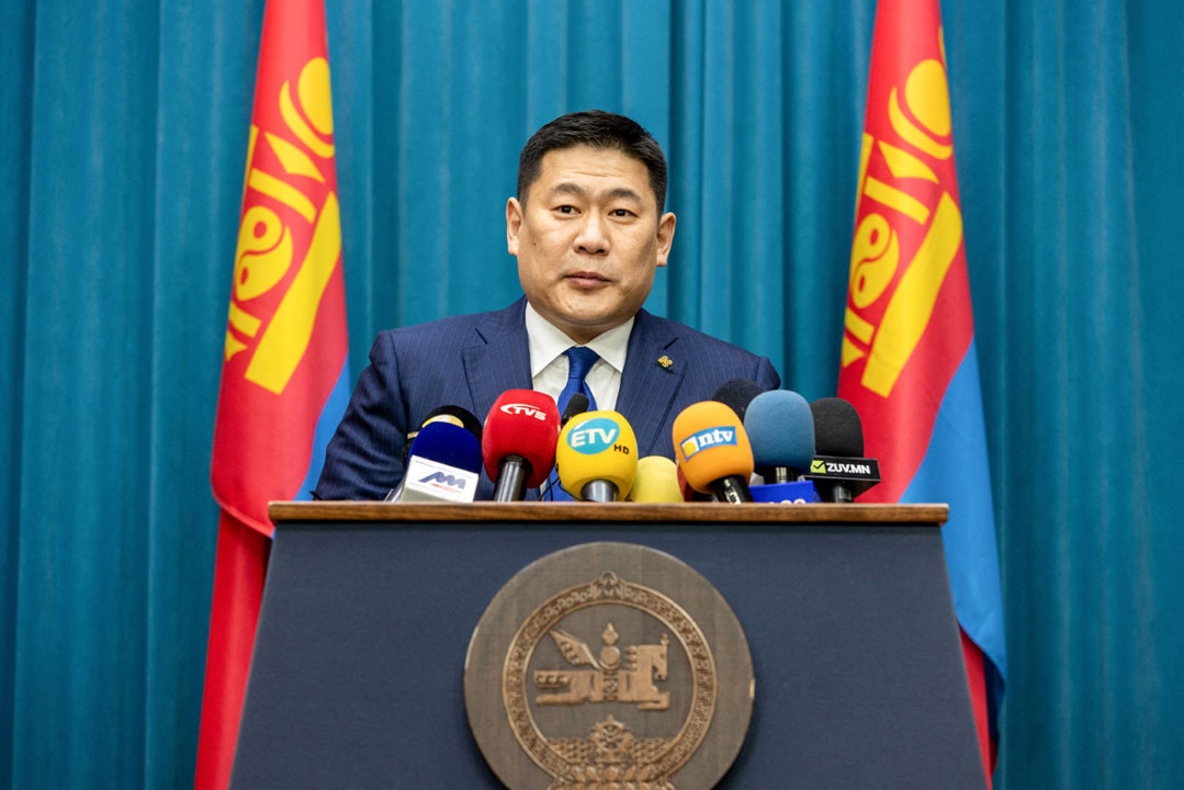 Primer Ministro Mongolio Luvsannamsrai Oyun-Erden. Foto: AFP