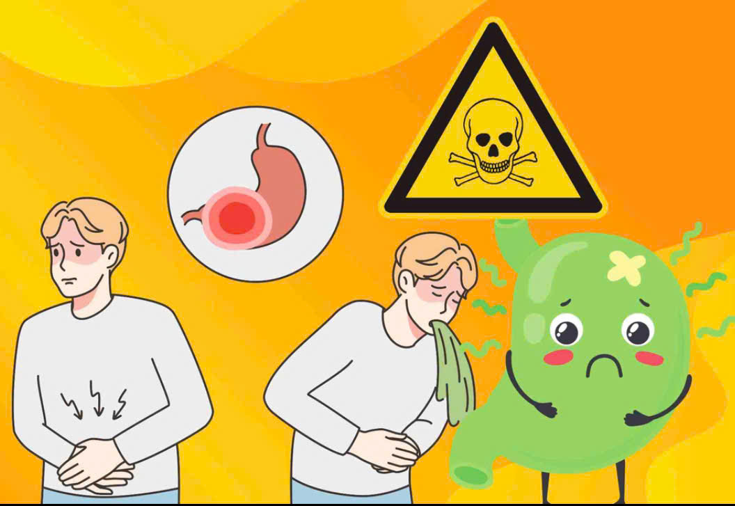 Dangerous complications of food poisoning causing sepsis, meningitis