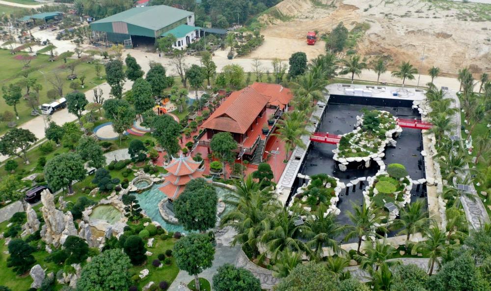 Khu “biệt phủ” siêu đẹp được cho là của trùm giang hồ Tuấn “Thần đèn“. Ảnh: Minh Hoàng