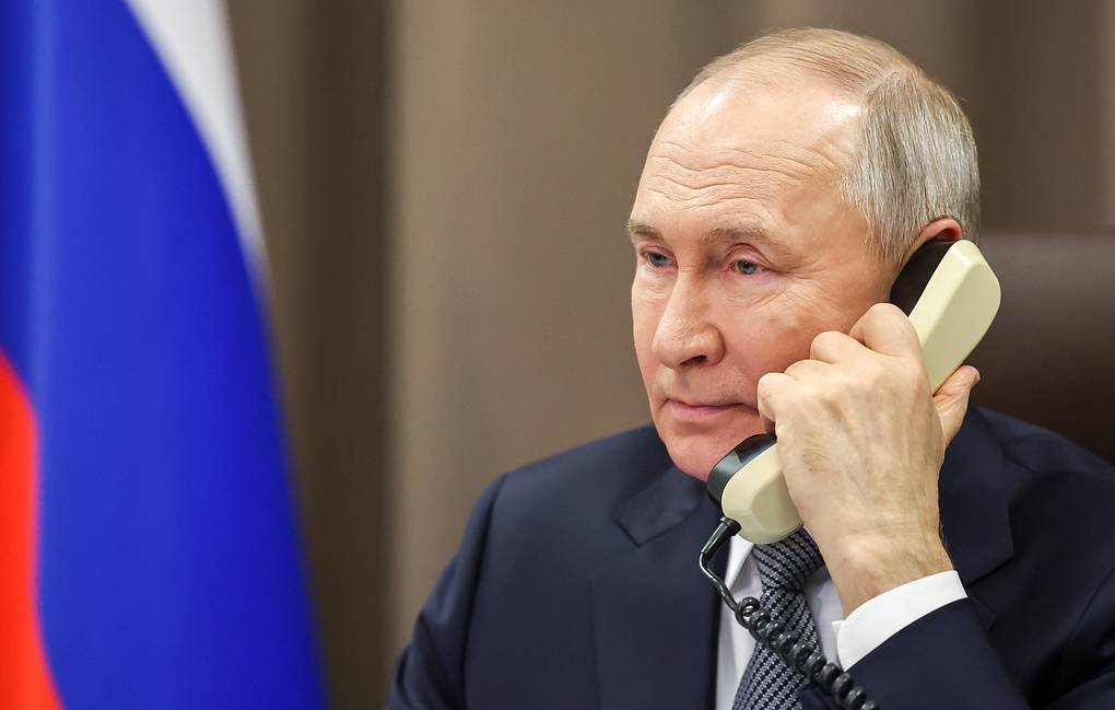 President Vladimir Putin told President Donald Trump that Russia would have to respond to the attack by Ukrainian unmanned aerial vehicles (UAVs). Photo: Kremlin
