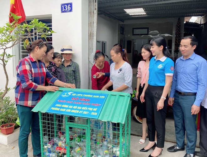 Phụ nữ Hải Phòng dựng ngôi nhà xanh góp phần bảo vệ môi trường