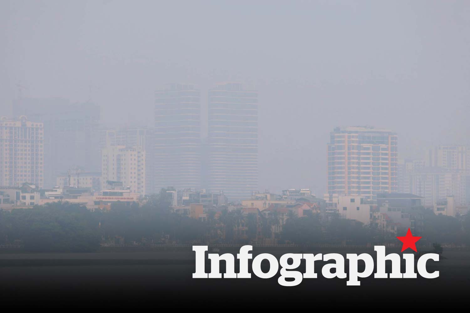 Chất lượng không khí 5.6: Hà Nội trong top 10 ô nhiễm nhất