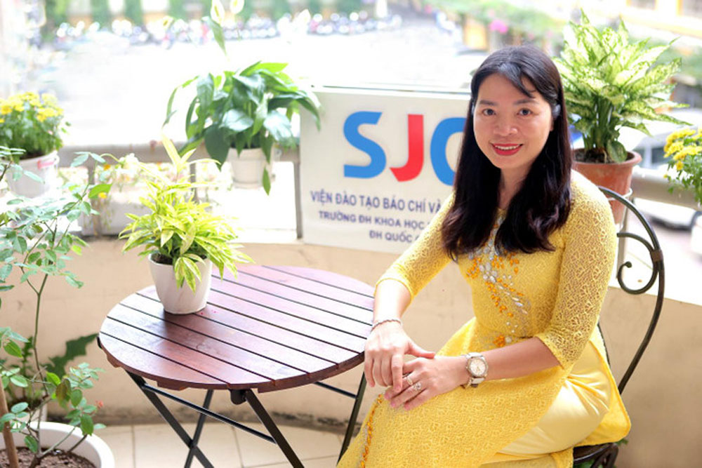 Associate Professor, Dr. Dang Thi Thu Huong - Vice Principal of the University of Social Sciences and Humanities - Vietnam National University, Hanoi. Photo: Character provided