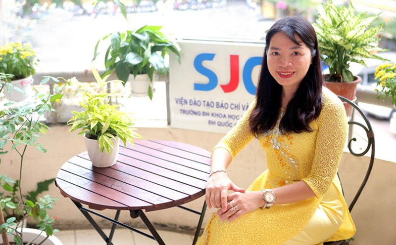 Associate Professor, Dr. Dang Thi Thu Huong - Vice Principal of the University of Social Sciences and Humanities - Vietnam National University, Hanoi. Photo: Character provided