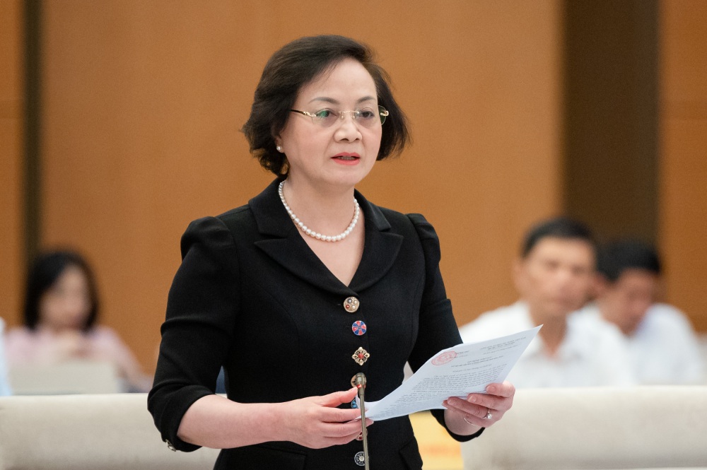 Bo truong Bo Noi vu Pham Thi Thanh Tra. Anh: Pham Dong