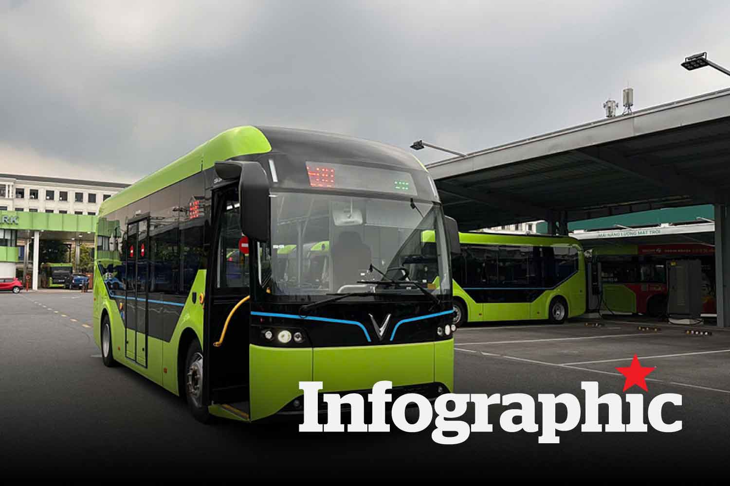 Lộ trình tuyến buýt điện nối Đông Anh với trung tâm thành phố mới đi vào vận hành