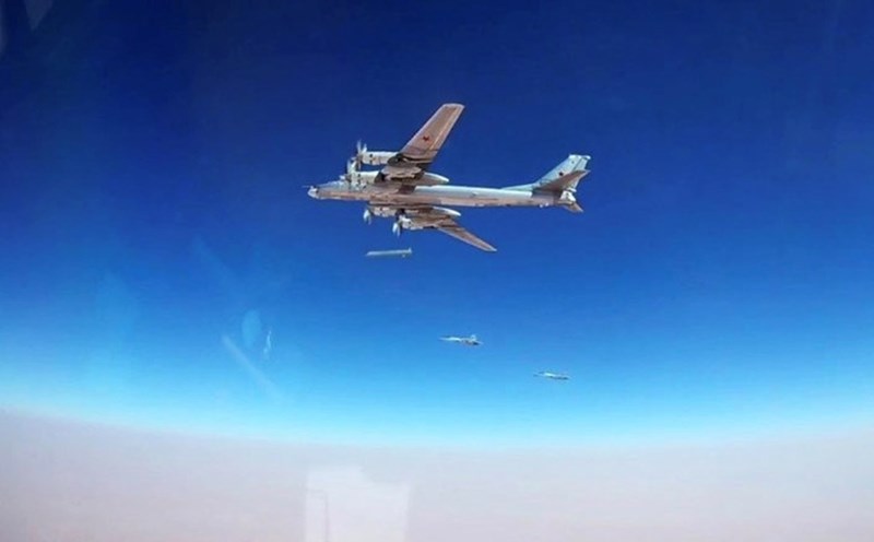 The Tu-95 is equipped with Russian Kh-101 missiles. Photo: Sputnik