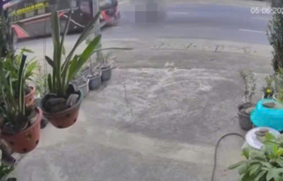 The scene of the accident that killed Ms. Q. Photo: Phuong Anh