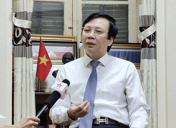 Nha bao Ho Quang Loi. Anh: Bao Quan doi Nhan dan