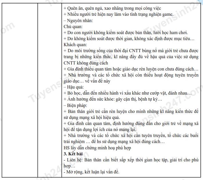 Dap an tham khao mon Ngu van thi vao lop 10 tinh Dak Nong nam 2025. Anh: Tuyensinh247