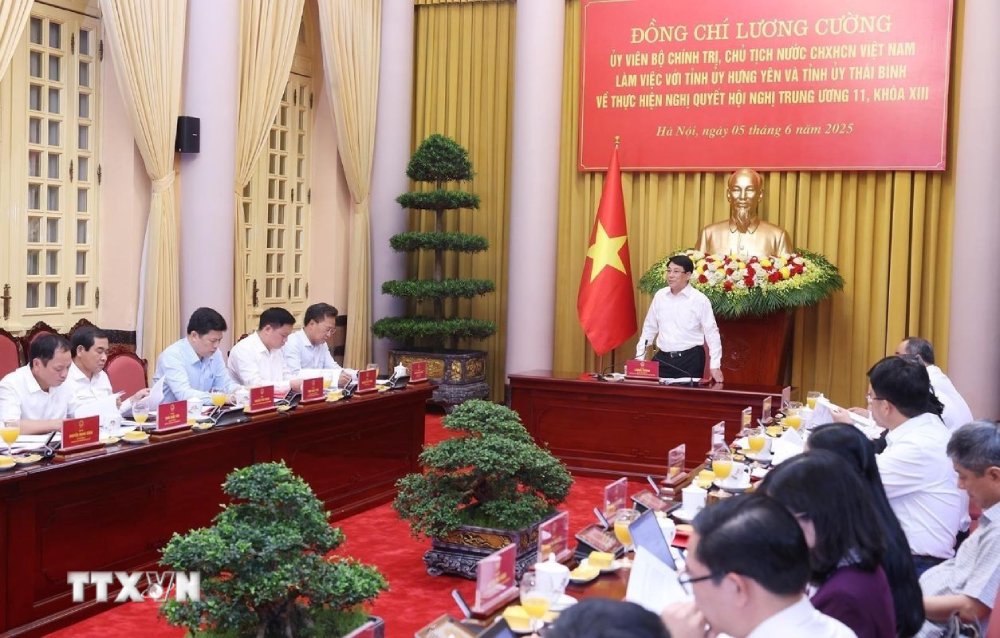 Toàn cảnh buổi làm việc. Ảnh: TTXVN