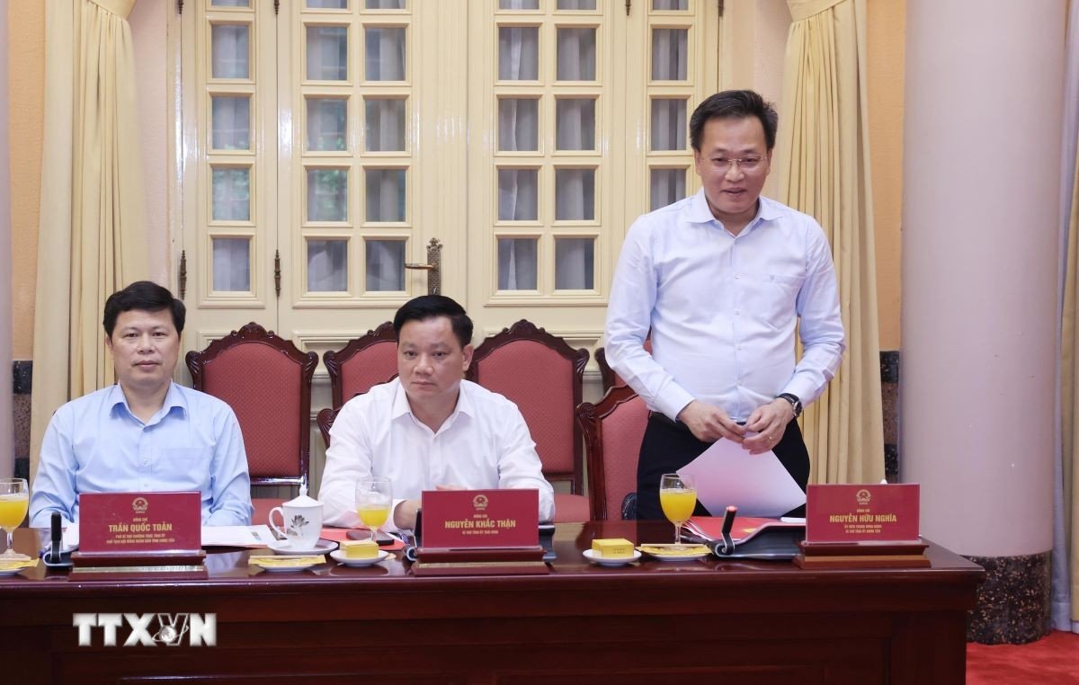Bí thư Tỉnh ủy Hưng Yên Nguyễn Hữu Nghĩa. Ảnh: TTXVN